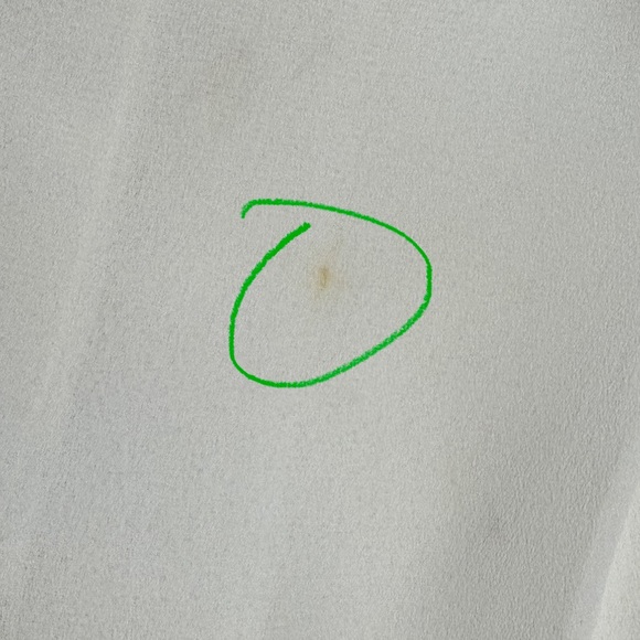 VINTAGE crochet floral lace collar blouse button down tailored lightweight 90s - Picture 14 of 17